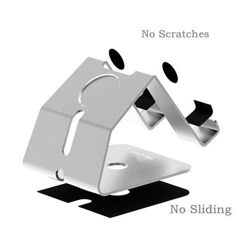 Support de bureau universel 3-en-1 de iPhone pour tablette, support pour téléphone intelligent ou station de chargement pour iPad et Apple Watch -