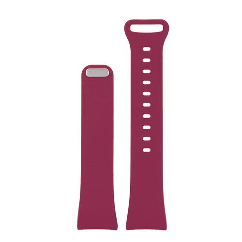 StrapsCo Replacement Silicone Long Length Watch Strap for Samsung Gear Fit 2 SM-R360 in Burgundy