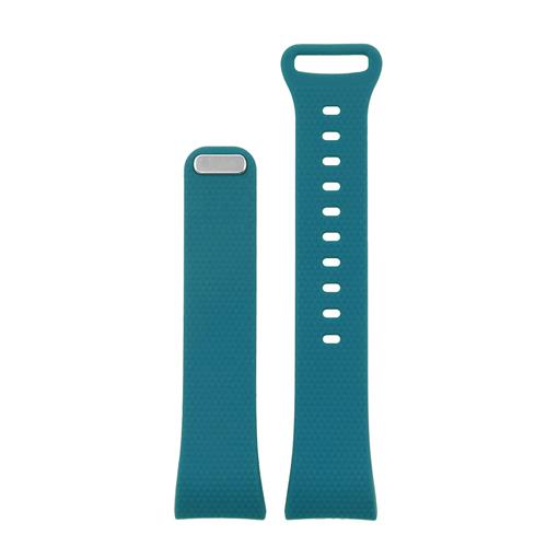 StrapsCo Replacement Silicone Medium Length Watch Strap for Samsung Gear Fit 2 SM-R360 in Blue