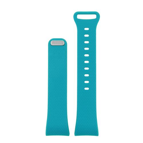 StrapsCo Replacement Silicone Medium Length Watch Strap for Samsung Gear Fit 2 SM-R360 in Sky Blue