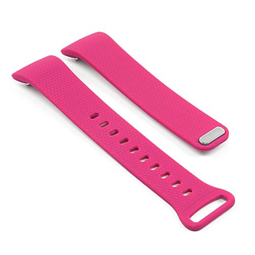 STRAPSCO  Replacement Silicone Medium Length Watch Strap for Samsung Gear Fit 2 Sm-R360 In In Pink