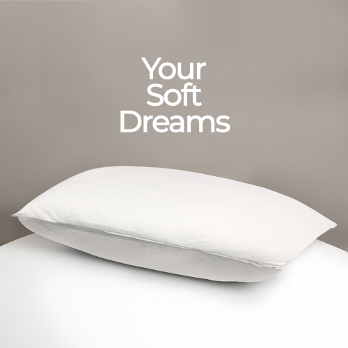 ViscoLogic Set of 2 Classic Comfort 3 Layer Memory Foam Pillows - Queen size