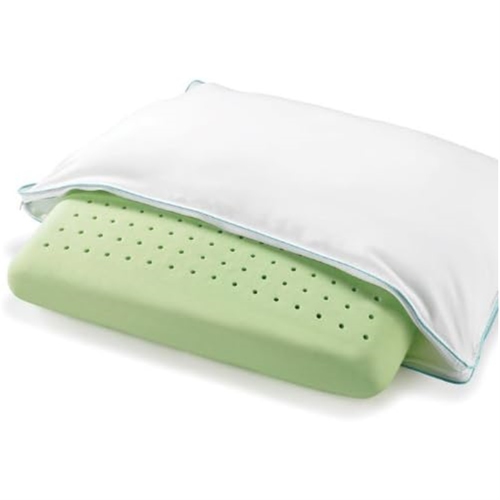 ViscoLogic Set of 2 Classic Comfort 3 Layer Memory Foam Pillows - Queen size