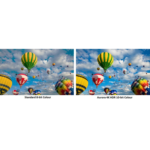 Écran de projection fixe 92-16:9 à cadre fixe Aurora 4K HDR 1.3 po d’EluneVision