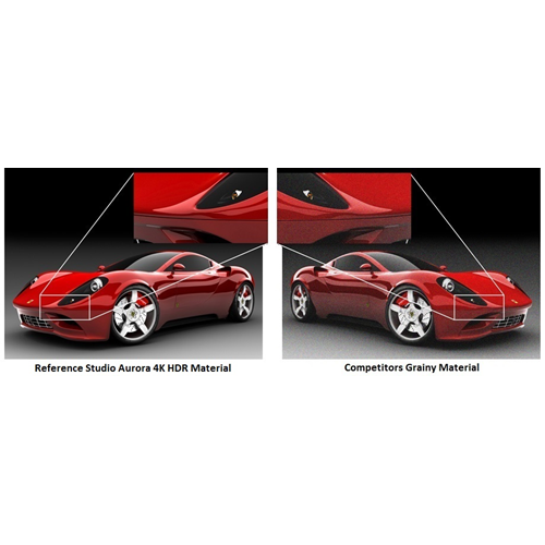 Écran de projection fixe 92-16:9 à cadre fixe Aurora 4K HDR 1.3 po d’EluneVision