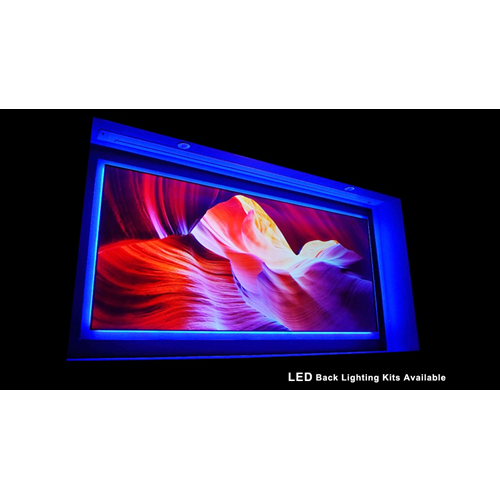 Elunevision Reference Studio 4K 110” NanoEdge Fixed-Frame 1.0-16:9 Projector Screen