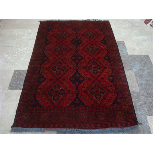 Afghan Khal Muhamadi Exclusive Designed Wool Rectangle Area Rug Hand Knotted Carpet 6' x 4'