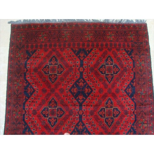 Afghan Khal Muhamadi Exclusive Designed Wool Rectangle Area Rug Hand Knotted Carpet 6' x 4'