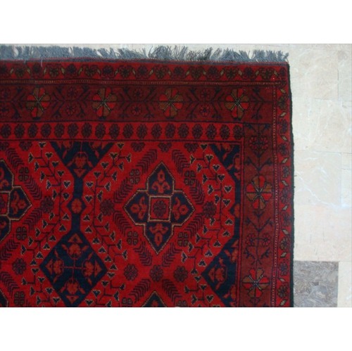 Afghan Khal Muhamadi Exclusive Designed Wool Rectangle Area Rug Hand Knotted Carpet 6' x 4'