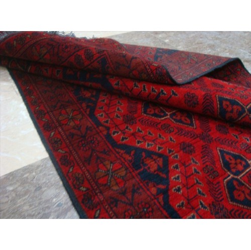 Afghan Khal Muhamadi Exclusive Designed Wool Rectangle Area Rug Hand Knotted Carpet 6' x 4'