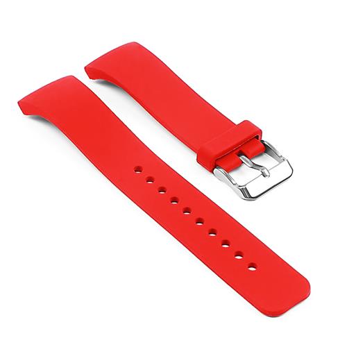 StrapsCo Bracelet de remplacement en silicone pour Samsung Gear S2 R720 en rouge
