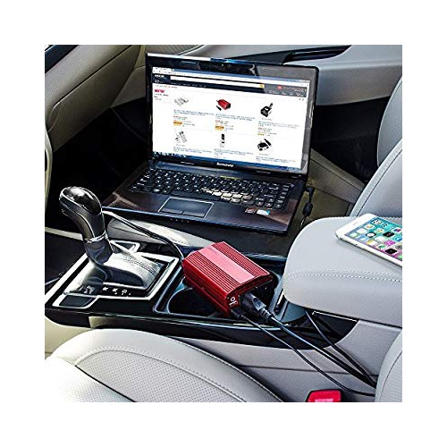BESTEK 300W Power Inverter DC 12V to 110V AC Car Inverter with 4.2A Dual USB Car Adapter