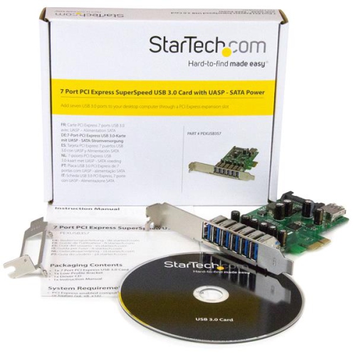 StarTech 7-Port PCI Express USB 3.0 Card