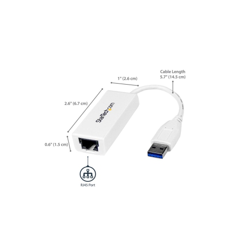 StarTech USB 3.0 to Gigabit Ethernet NIC Network Adapter