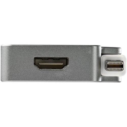 StarTech Travel A/V Adapter 3-in-1 Mini DisplayPort to VGA DVI HDMI 4K