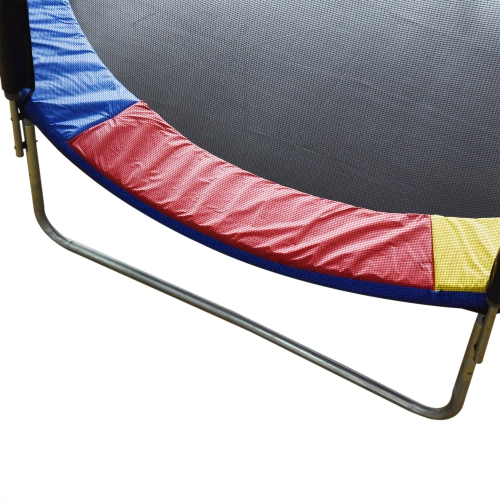 HOMCOM ⌀8ft Trampoline Pad ⌀96" Spring Safety Replacement Gym Bounce Jump Cover EPE Foam Colorful