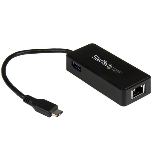 STARTECH  USB-C to Gigabit Network Adapter With Extra USB Port (Us1Gc301Au) The Star-Tech USB- C Gigabit Network Adapter with USB Type A Port worked great for me