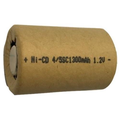 100-Pack 4/5 Sub C 1300 mAh NiCd Batteries