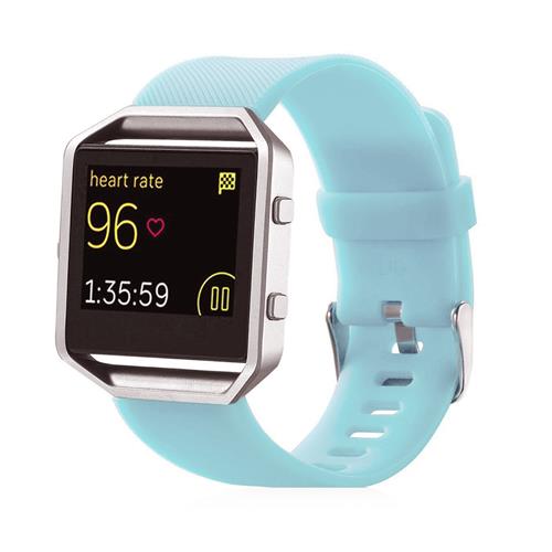 STRAPSCO  Silicone Replacement Strap for Fitbit Blaze In Short Length In Sky Blue