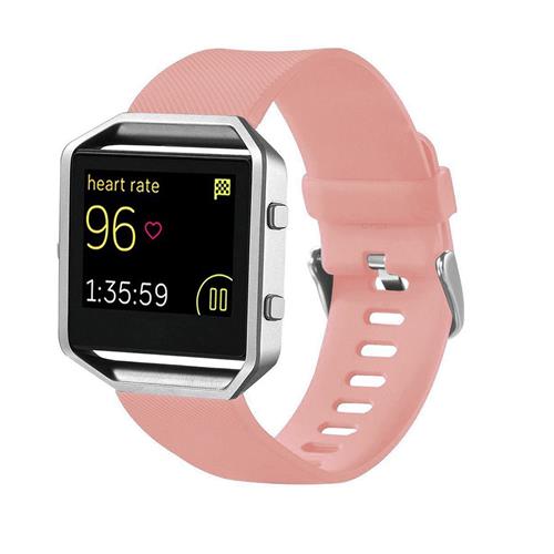 STRAPSCO  Silicone Replacement Strap for Fitbit Blaze In Short Length In Pink