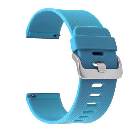 StrapsCo Fitbit Blaze Silicone Bracelet Longueur de Remplacement en océan blue