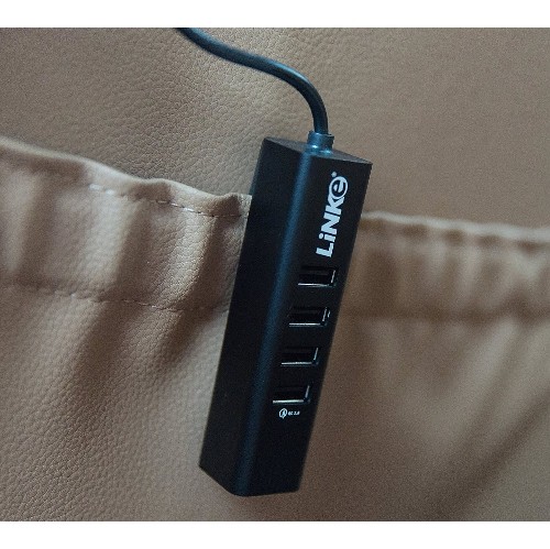 Linke SMART-IC Technology Quick Charge 3.0 60W 6 Port 1.5M Extended USB Cable Rapid Charging Car Charger