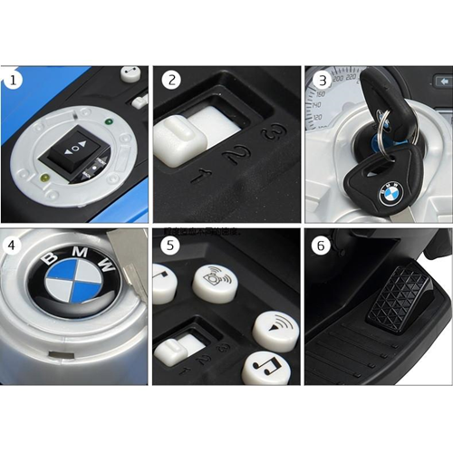 Official Licensed Luxury Red BMW K1300S 12V Ride-On Bike Free Shipping