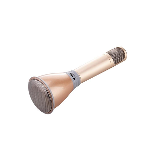 100% Genuine Tuxun K068 Portable Karaoke Wireless Bluetooth Microphone Speaker - Rose