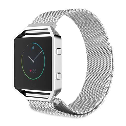 STRAPSCO  Stainless Steel Milanese Mesh Loop for Fitbit Blaze Short Length