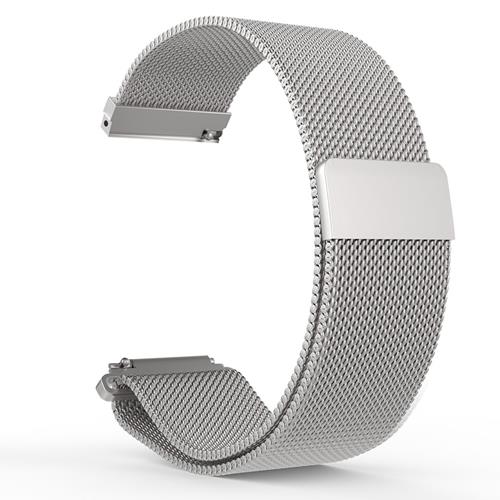 StrapsCo Stainless Steel Milanese Mesh Loop for Fitbit Blaze Short Length