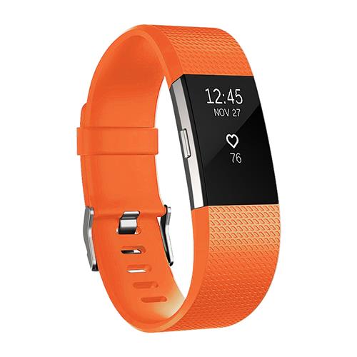 Replacement Sport Strap for Fitbit Charge 2 small size orange Silicone ...