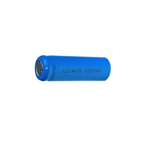 4/5 AA 3.7 Volt Lithium Ion 14430 Flat Top Battery