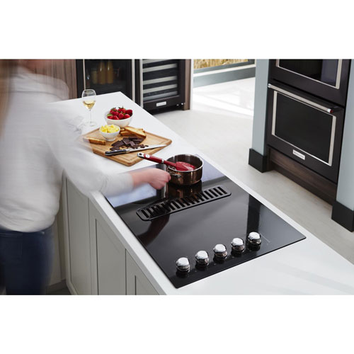 KitchenAid 30" 4-Element Electric Cooktop (KCED600GBL) - Black