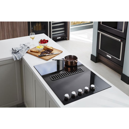 KitchenAid 30" 4-Element Electric Cooktop (KCED600GBL) - Black