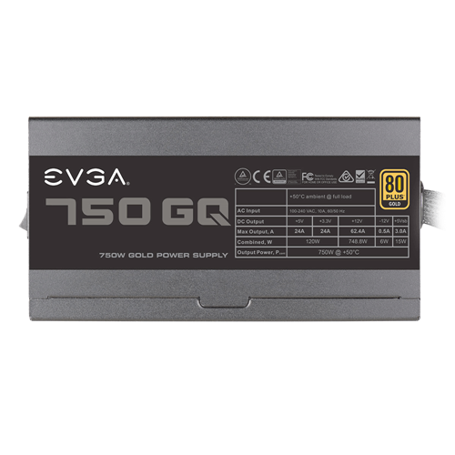 EVGA 750 GQ 210-GQ-0750-V1 Alimentation semi-modulaire 80+ GOLD 750W ECO Mode