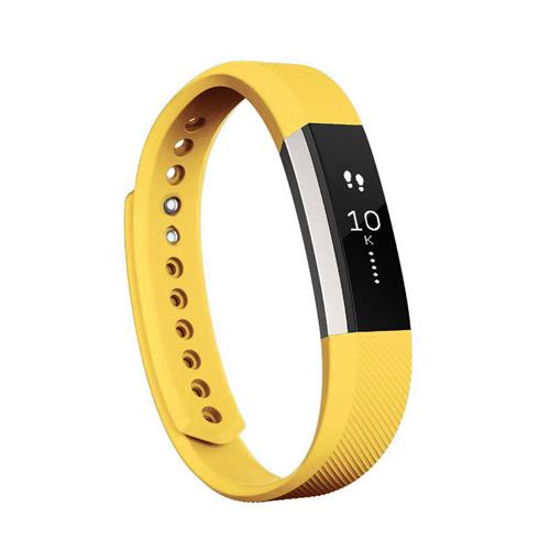 yellow fitbit band
