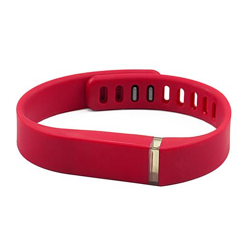 StrapsCo Silicone Replacement Strap for Fitbit Flex in Red Short Length