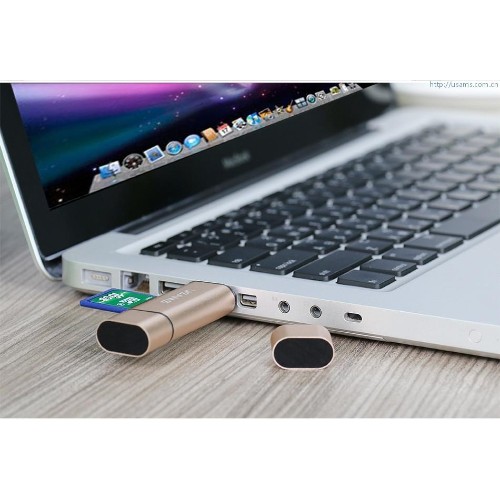 USAMS multi-function 3-in-1 Card Reader OTG Support