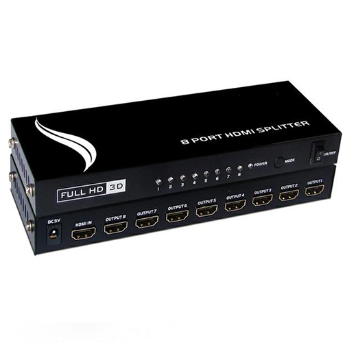 Speedex – répartiteur HDMI 8 ports 1x8 1080p HD intégrale 3D pour TVHD PS3 360 DVD