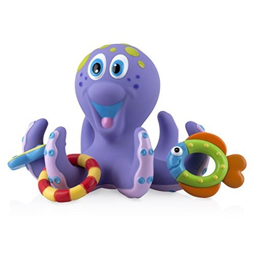 nuby octopus bath toss toy