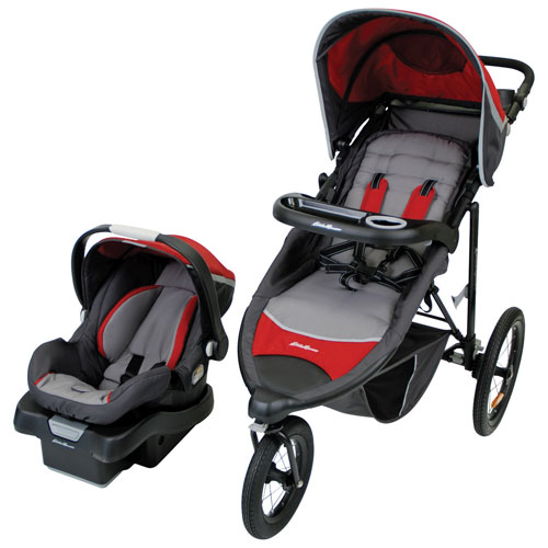 Eddie Bauer TrailGuide Travel System Jogger Stroller with onBoard 35 ... Eddie Bauer TrailGuide Travel System Jogger Stroller with onBoard 35 ...