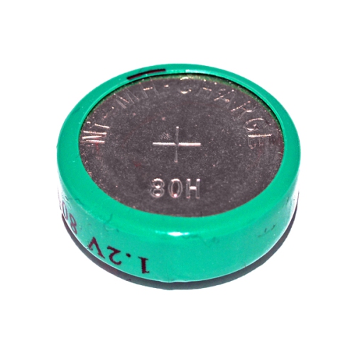 16-Pack 80H 1.2 Volt NiMH Button Batteries