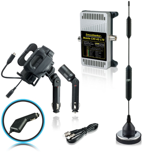 Smoothtalker Mobile CX6 30dB 6-Band 4G/5G Ready Extreme Power Cell Phone Signal Booster Kit