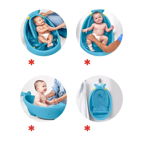 Skip Hop – baignoire Moby avec sangle, bleu