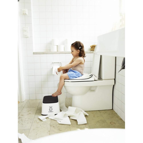 Si&egrave;ge de Toilette BabyBjorn- Blanc/Noir