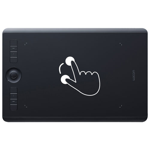 Wacom Intuos Pro 12.8" x 8" Creative Tablet with Stylus - Large - Black