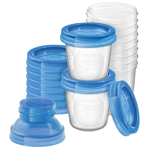 Philips Avent 6 oz. Breast Milk Storage Cups - 10-Pack