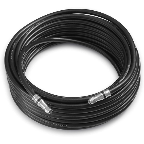 SureCall Cable 100 ft. RG11 Low Loss Coax Cable F-Male