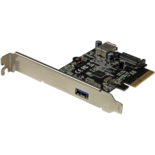 Carte PCIe USB 3.1 à 2 ports avec USB-A externe et interne de StarTech