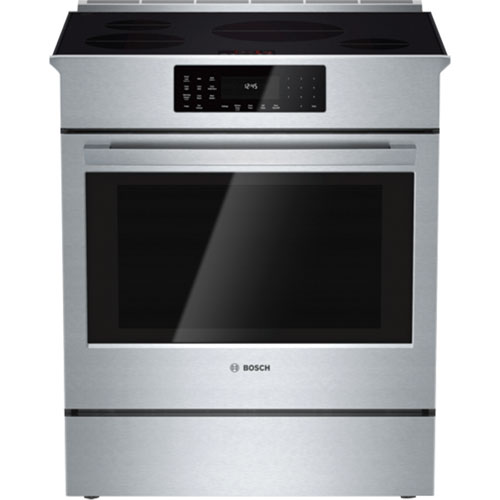 Bosch 30 4 6 Cu Ft Self Clean Slide In Induction Range